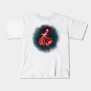 Cephalopod (red version) Kids T-Shirt